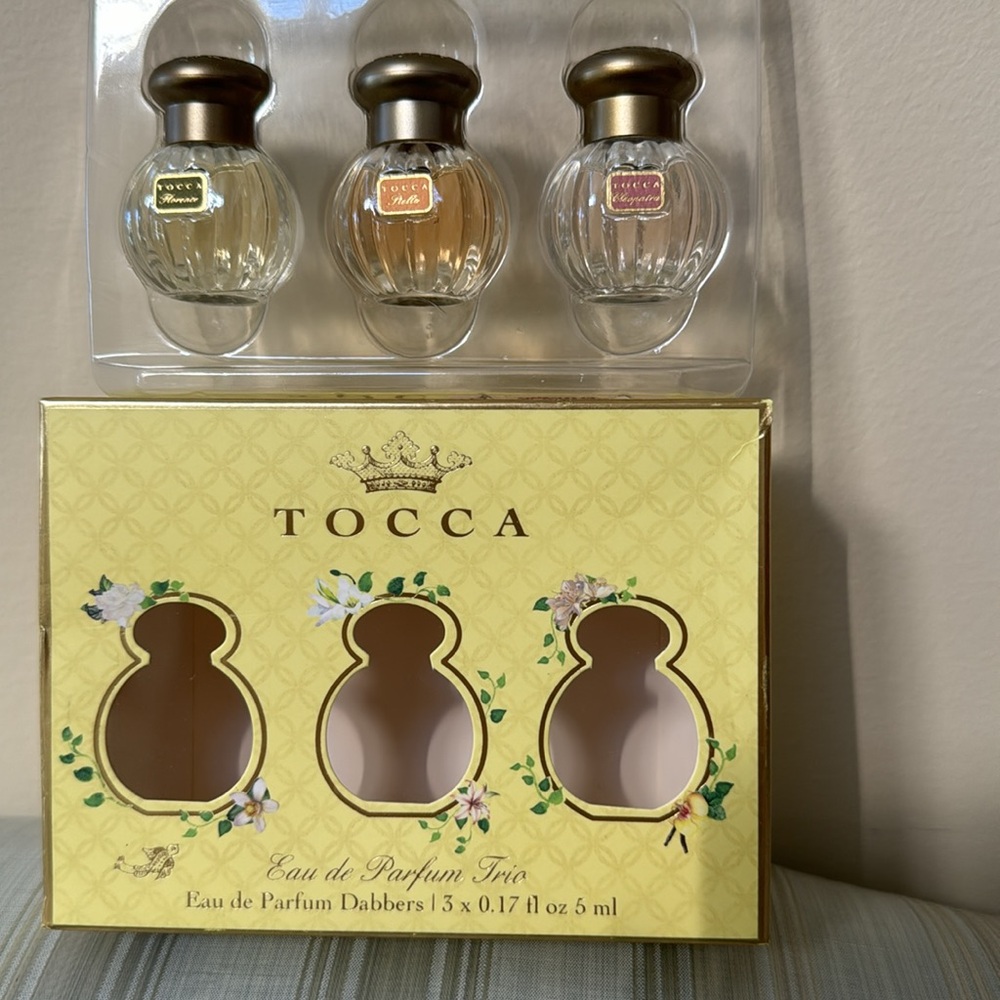 TOCCA Eau du Parfum Dabber Trio - Stella, Florence & Cleopatra minis - NEW